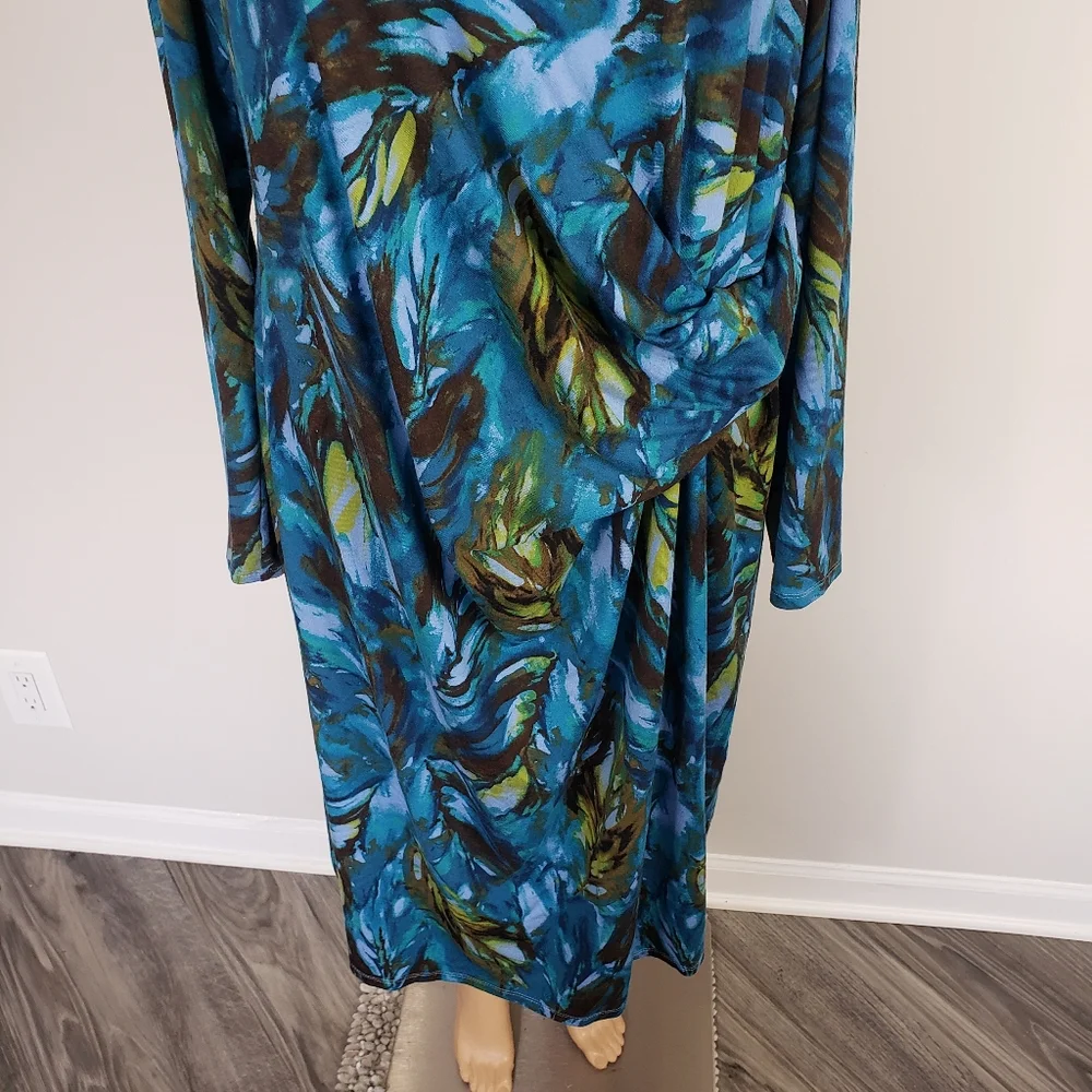 J.Jill floral shift dress size L